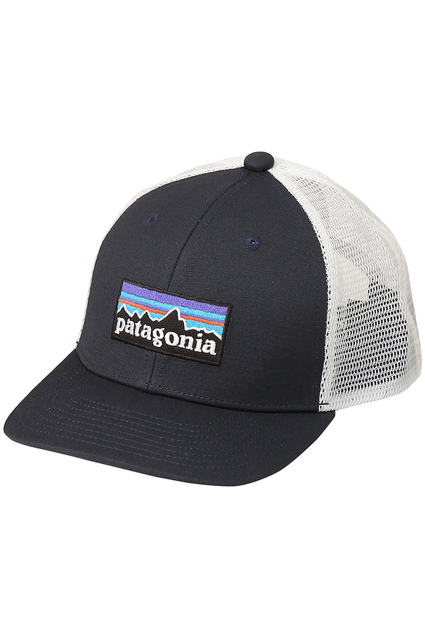 ＜ELLE SHOP＞ patagonia 【KIDS】トラッカーハット (P-6 Logo: Navy Blue ALL) パタゴニア ELLE SHOP画像