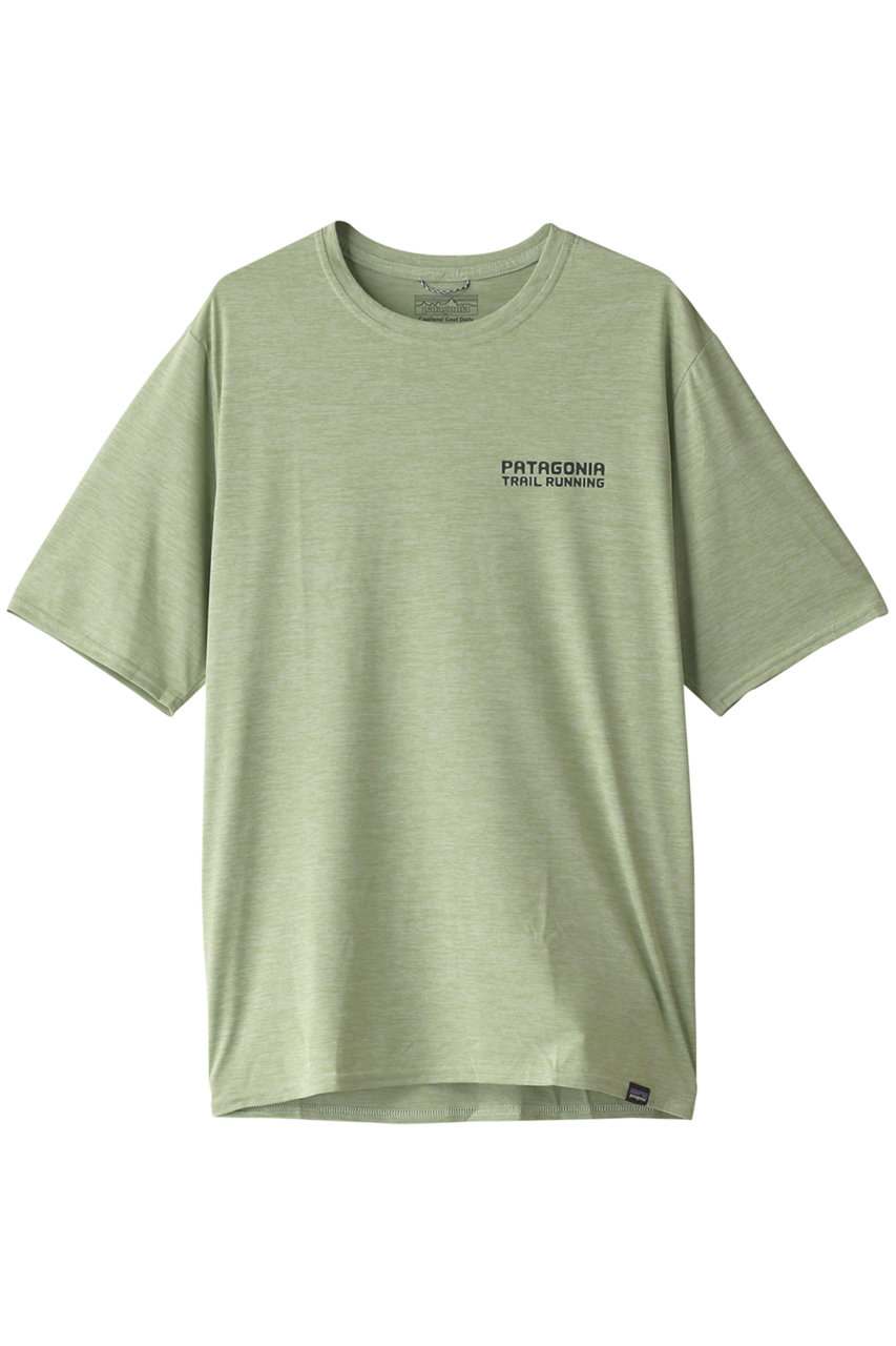 ＜ELLE SHOP＞ patagonia 【MEN】キャプリーンクールデイリーグラフィックシャツ (Green S) パタゴニア ELLE SHOP画像