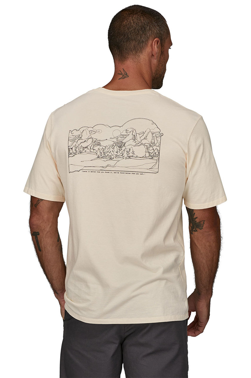 patagonia organic cotton T-shirt 初期モデルバケーション