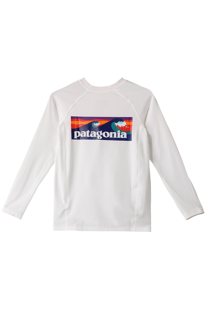 patagonia(パタゴニア)｜【KIDS】キッズロングスリーブキャプリーンシルクウェイトラッシュガード/BOLW  の通販｜ELLESHOP・(エル・ショップ)