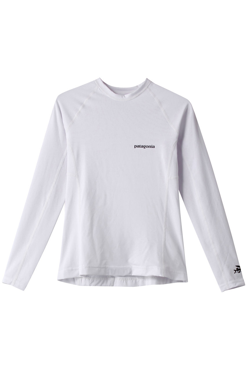 patagonia ウィメンズロングスリーブROトップ (WHI, XS) パタゴニア ELLE SHOP