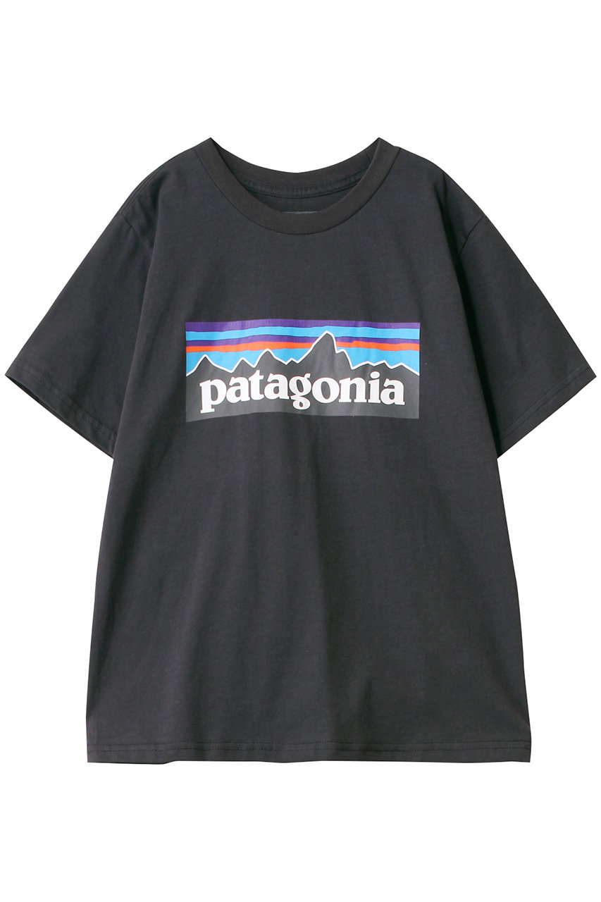 パタゴニア/patagoniaの【KIDS】キッズP-6 ロゴTシャツ(INBK/62148)