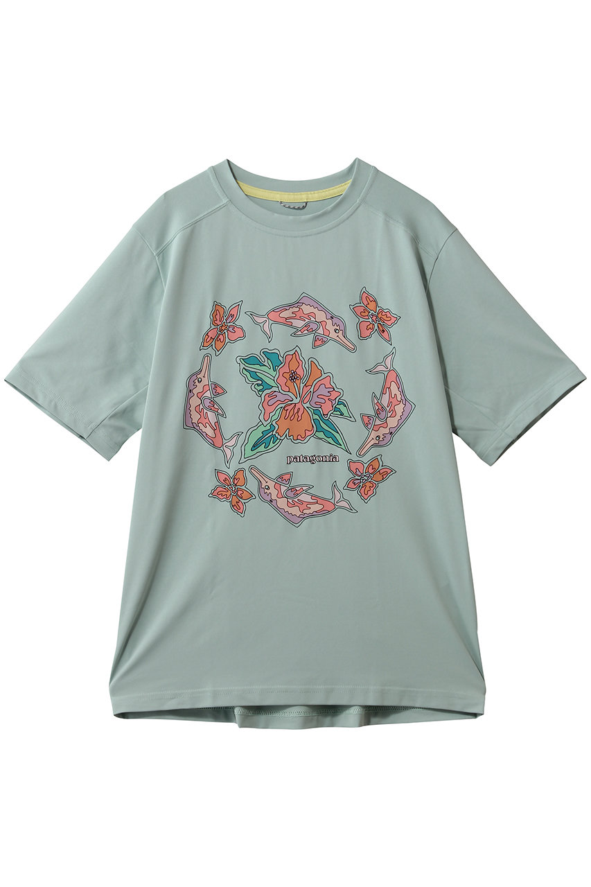 パタゴニア/patagoniaの【KIDS】キャプリーン・シルクウェイト・Tシャツ(RBTI/62381)