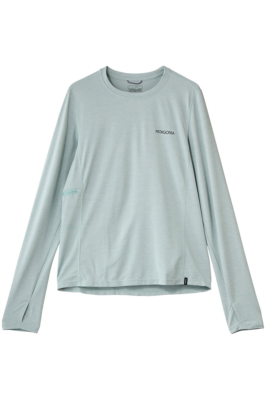 パタゴニア/patagoniaのウィメンズ・ロングスリーブ・キャプリーン・クール・サン・シャツ（ピーク・ビジョンズ）(TBIX/44935)