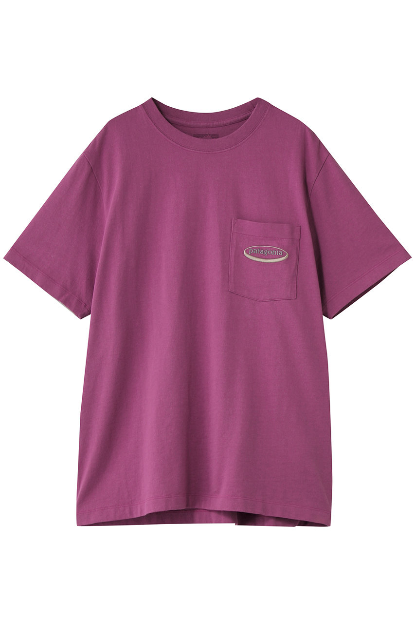 パタゴニア/patagoniaの【MEN】ミッドウェイト・’95 オーバル・ロゴ・ポケット・ティー(FDMG/37880)