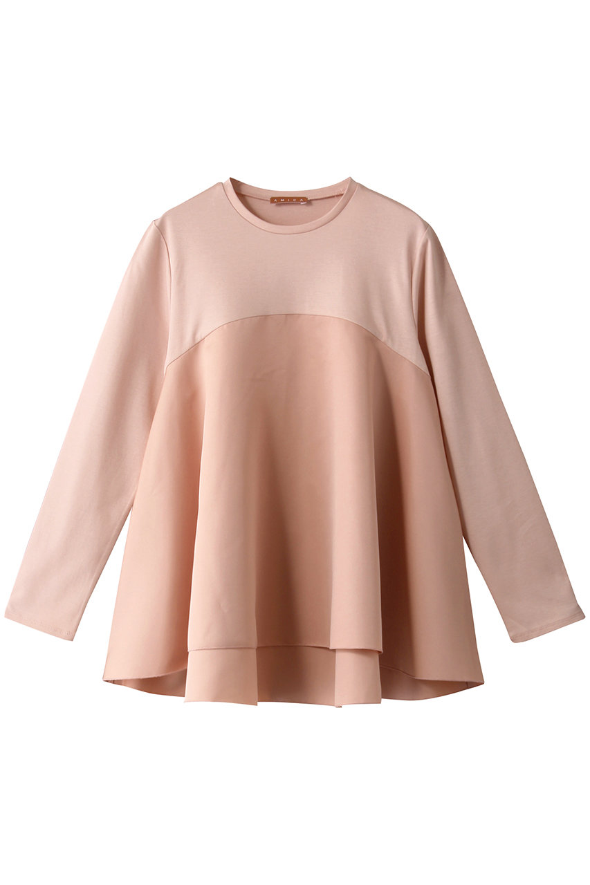 AMICA・kids アミカキッズ バレリーナロングTシャツ スモークピンク