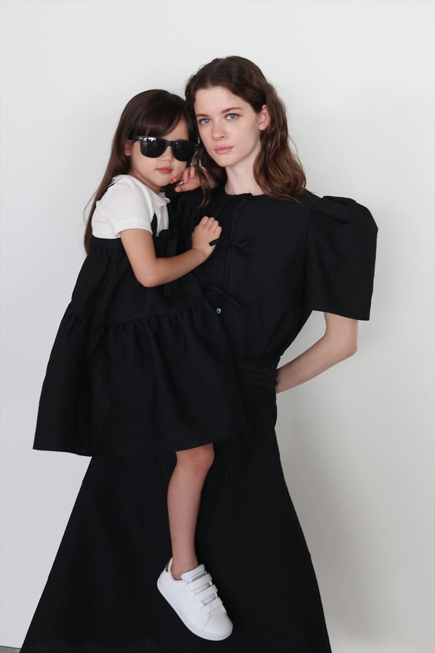 大人も着用可【AMICA・kids/アミカ】別注COUTUREドレス kids AMICA・kids(アミカキッズ)｜【BABY&KIDS】クチュールドレス ブラック