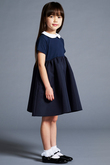 【KIDS】ネイビーサマーセレモニードレス(ポケット付き） ロイヤルネイビー(8Y-11Y) 8Y-11Y