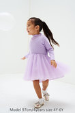 【BABY&KIDS】チュチュT-ドレス ラベンダー（9Y-11Y） 9Y-11Y
