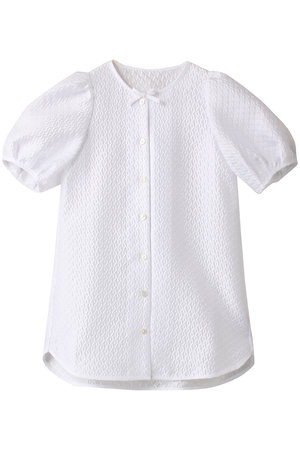 アミカキッズ/AMICA・kidsの【BABY&KIDS】アップルクチュールブラウス ホワイト 4Y-6Y(200200/200201)