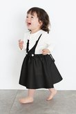 【BABY&KIDS】クチュールサロペットスカート グレー 5Y-9Y
