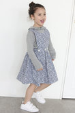 【BABY&KIDS】ガーデンサロペットスカート