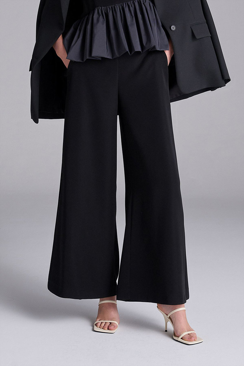 あみページ AMICA・kids(アミカキッズ)｜ツイルワイドパンツ/ブラック の通販