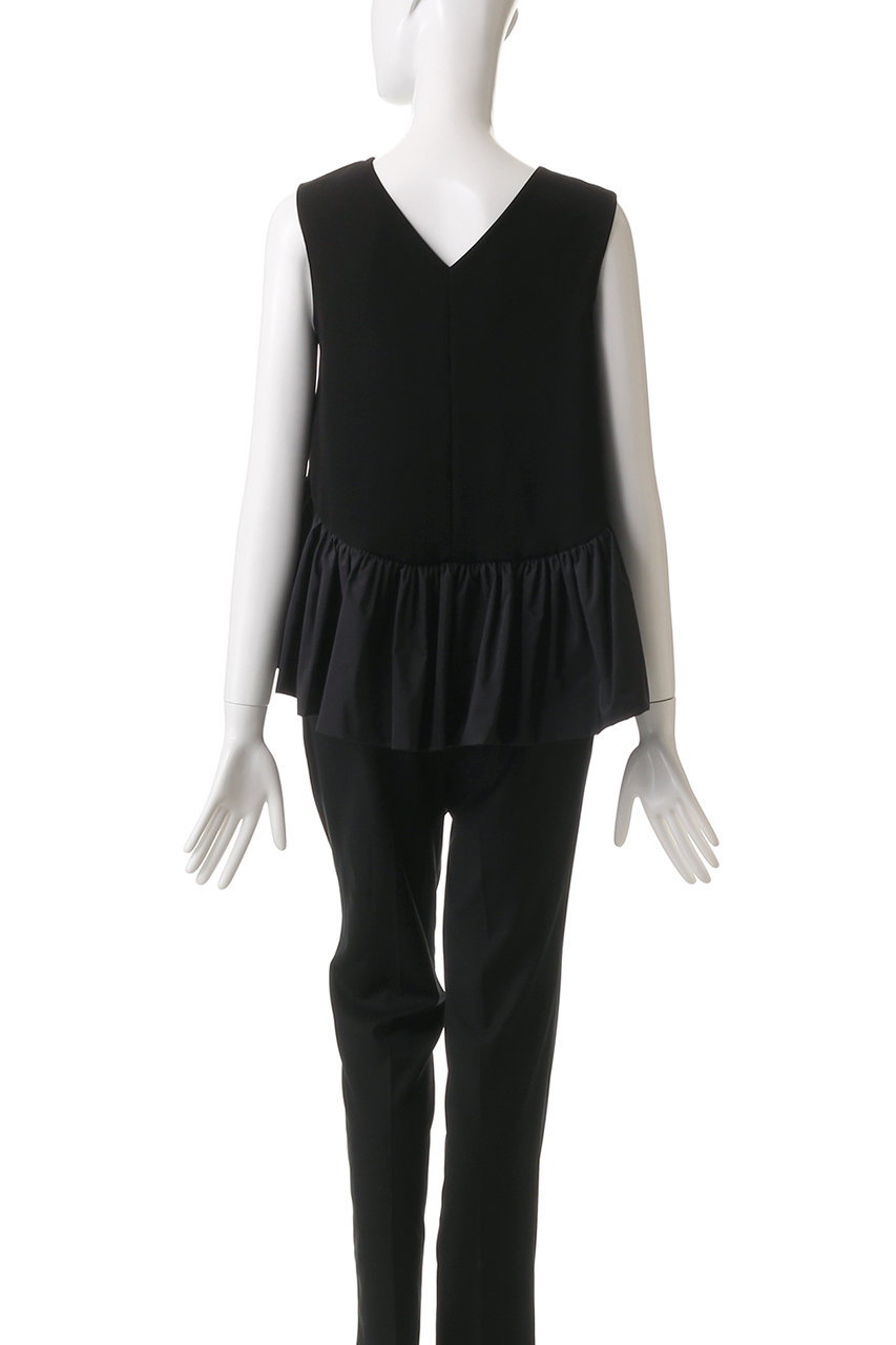 AMICA・kids(アミカキッズ)｜ツイルパフトップ/ブラック の通販