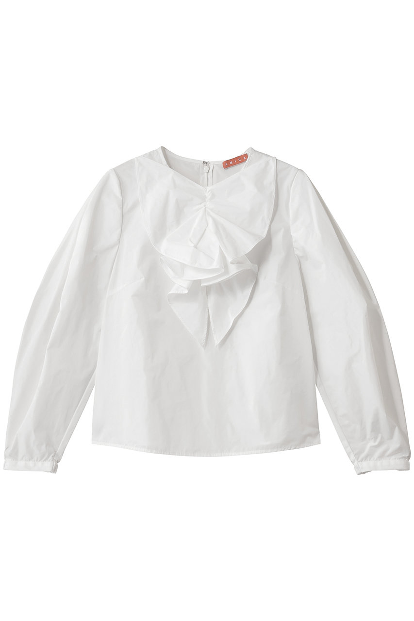 AMICA・kids リボンブラウス (ホワイト, F) アミカキッズ ELLE SHOP AMICA・kids リボンブラウス (ホワイト, F) アミカキッズ ELLE SHOP