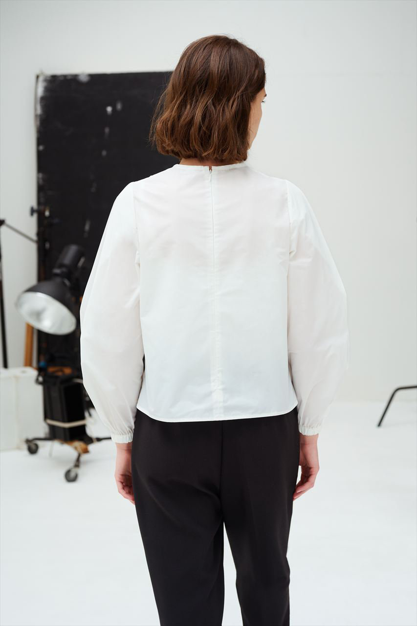 AMICA KIDS アミカキッズクチュールリボンブラウス　美品 COUTURE BLOUSE WHITE | AMICA・kids