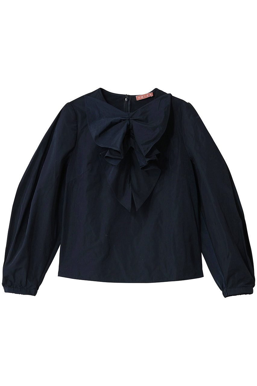 AMICA・kids リボンブラウス (ネイビー, F) アミカキッズ ELLE SHOP AMICA・kids リボンブラウス (ネイビー, F) アミカキッズ ELLE SHOP