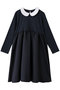 【KIDS】セレモニードレス ブルー(6Y-8Y) 6Y-8Y アミカキッズ/AMICA・kids ロイヤルネイビー(6Y-8Y)