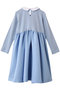 【KIDS】セレモニードレス ブルー(6Y-8Y) 6Y-8Y アミカキッズ/AMICA・kids