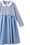 【KIDS】セレモニードレス ブルー(6Y-8Y) 6Y-8Y アミカキッズ/AMICA・kids