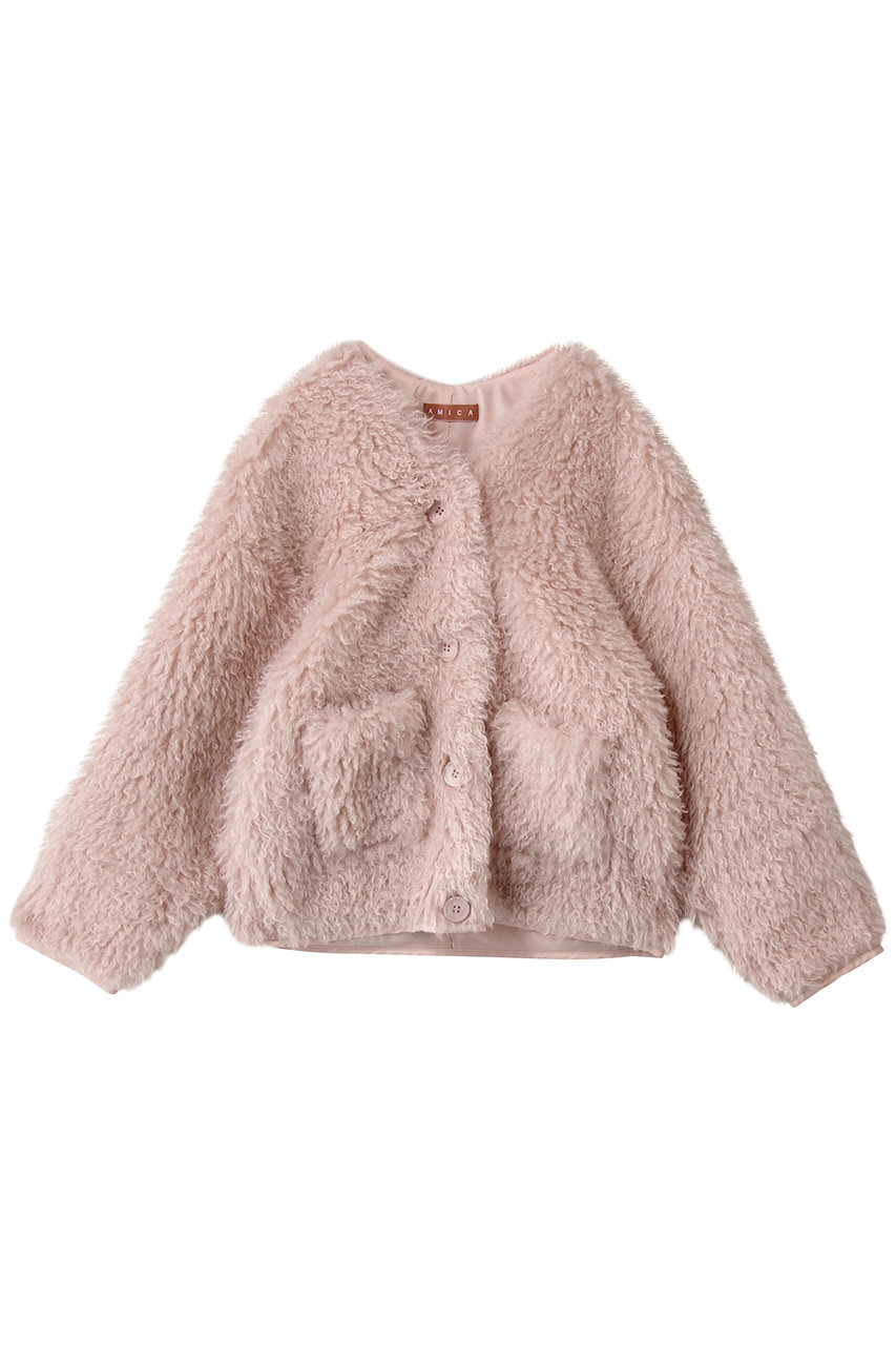 アミカキッズ/AMICA・kidsの【KIDS】プードルコートキッズ モカ(9Y-11Y) 9Y-11Y(ピンク(9Y-11Y)/AM042A-AW05)