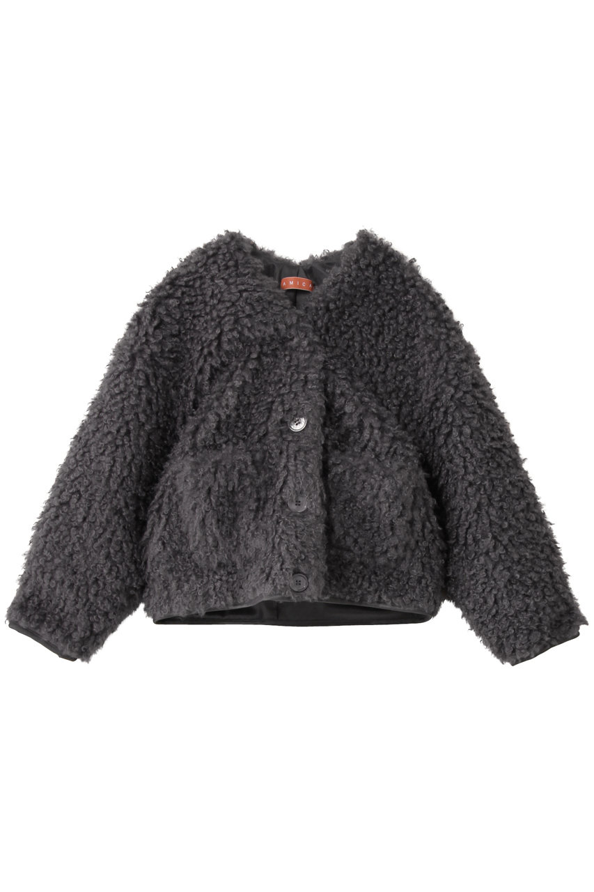 アミカキッズ/AMICA・kidsの【KIDS】プードルコートキッズ モカ(9Y-11Y) 9Y-11Y(モカ(6Y-8Y)/AM042A-AW05)