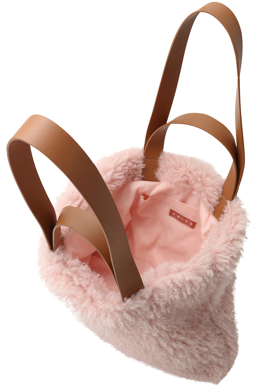 AMICA・kids(アミカキッズ)｜プードルトートバッグ/ピンク の通販