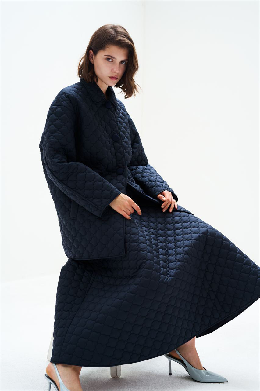AMICA・kids(アミカキッズ)｜ヴォヤージュコクーンコート/ネイビー の