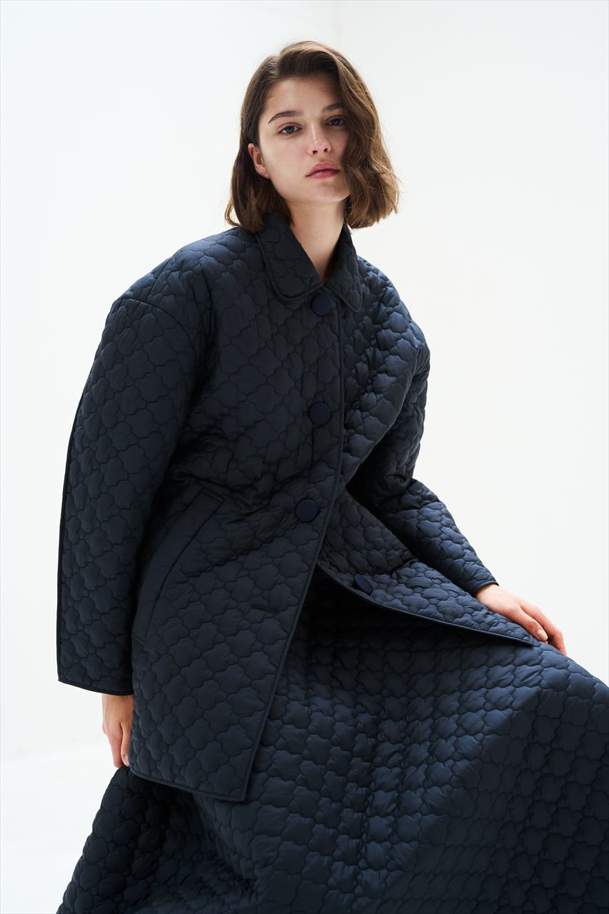 AMICA・kids(アミカキッズ)｜ヴォヤージュコクーンコート/ネイビー の
