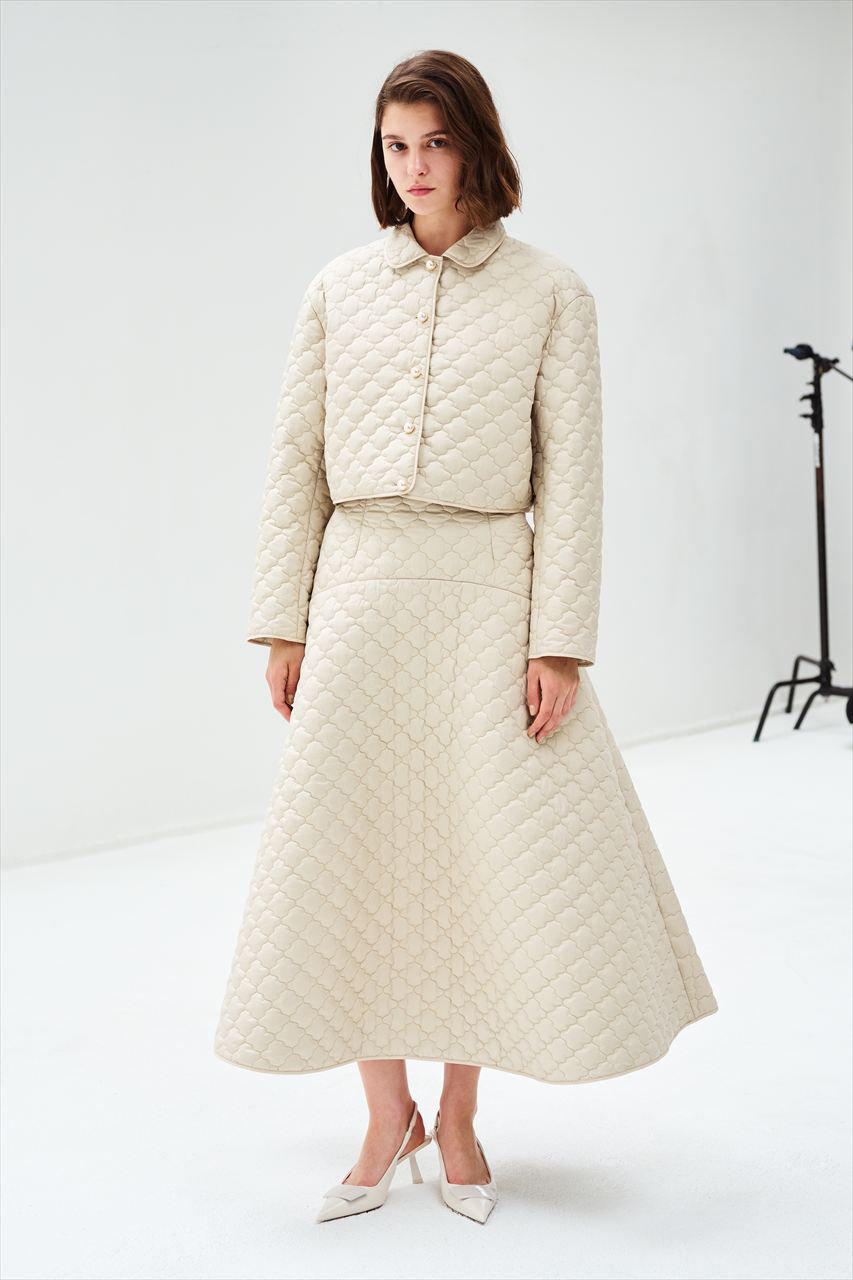 AMICA・kids(アミカキッズ)｜ヴォヤージュスカート/ベージュ の通販