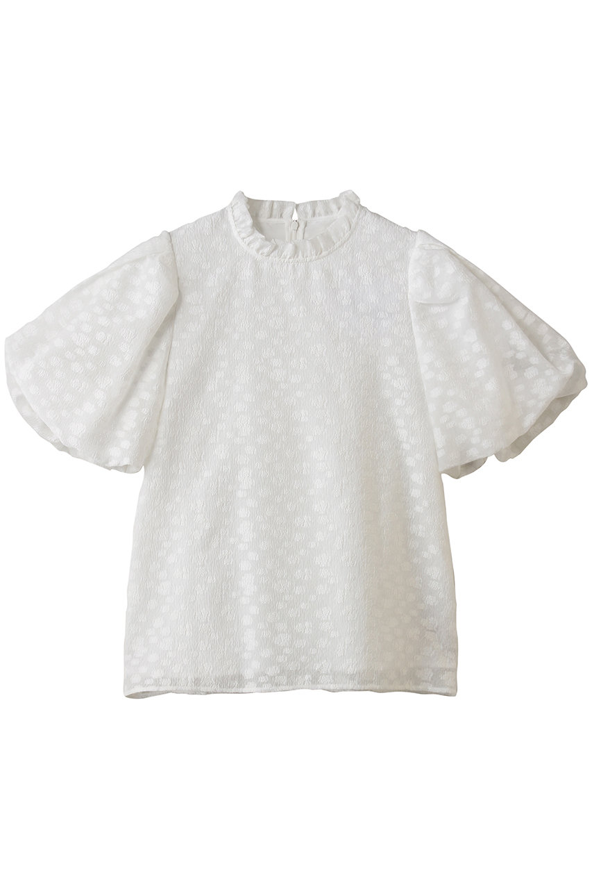 アミカキッズ/AMICA・kidsのシアークチュールトップ(ホワイト/AM233C-SS08)