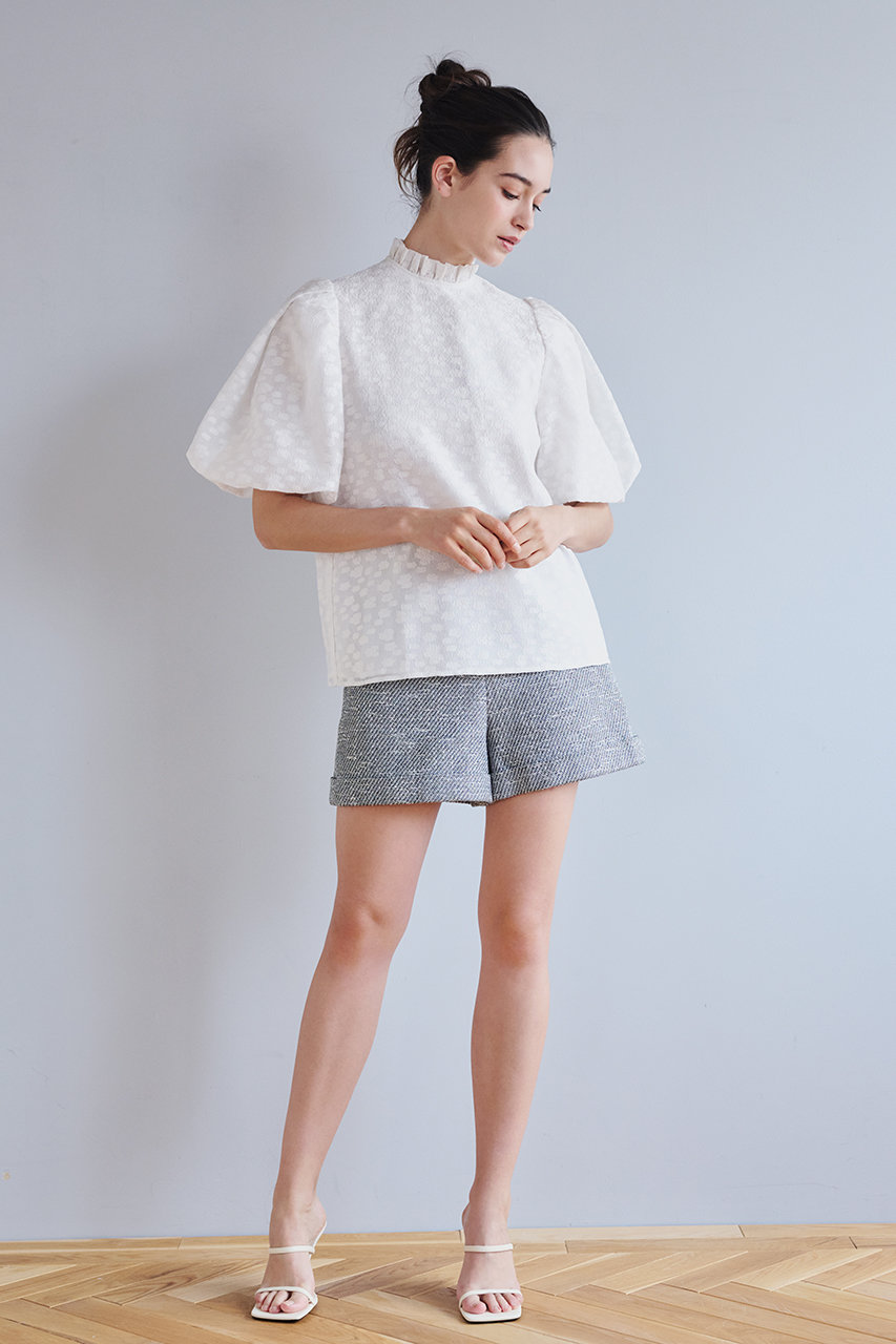AMICA kids  アミカキッズ   クチュールブラウス AMICA・kids(アミカキッズ)｜クローバークチュールブラウス/ホワイト