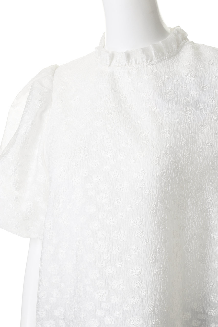amica kids ISABELLE WHITEブラウス　アミカキッズ AMICA・kids(アミカキッズ)｜リボンブラウス/ホワイト の通販