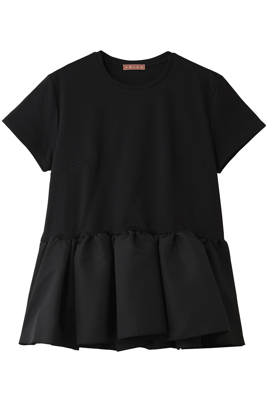 アミカキッズ/AMICA・kidsのバレリーナTシャツ(ブラック/AM202C-SS06)