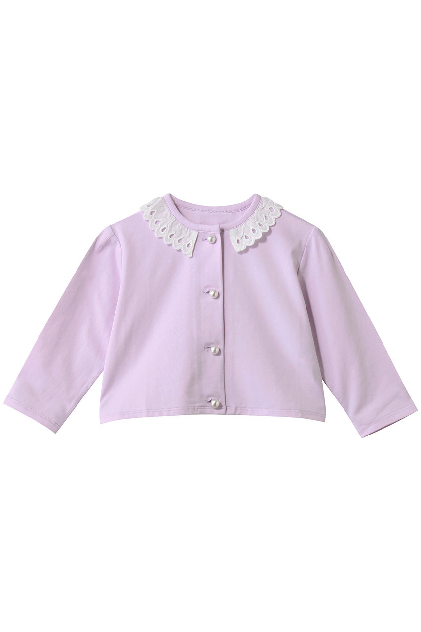 アミカキッズ/AMICA・kidsの【BABY&KIDS】ラッフルカーディガン(ラベンダー(1Y-3Y)/AM162A-AW05)