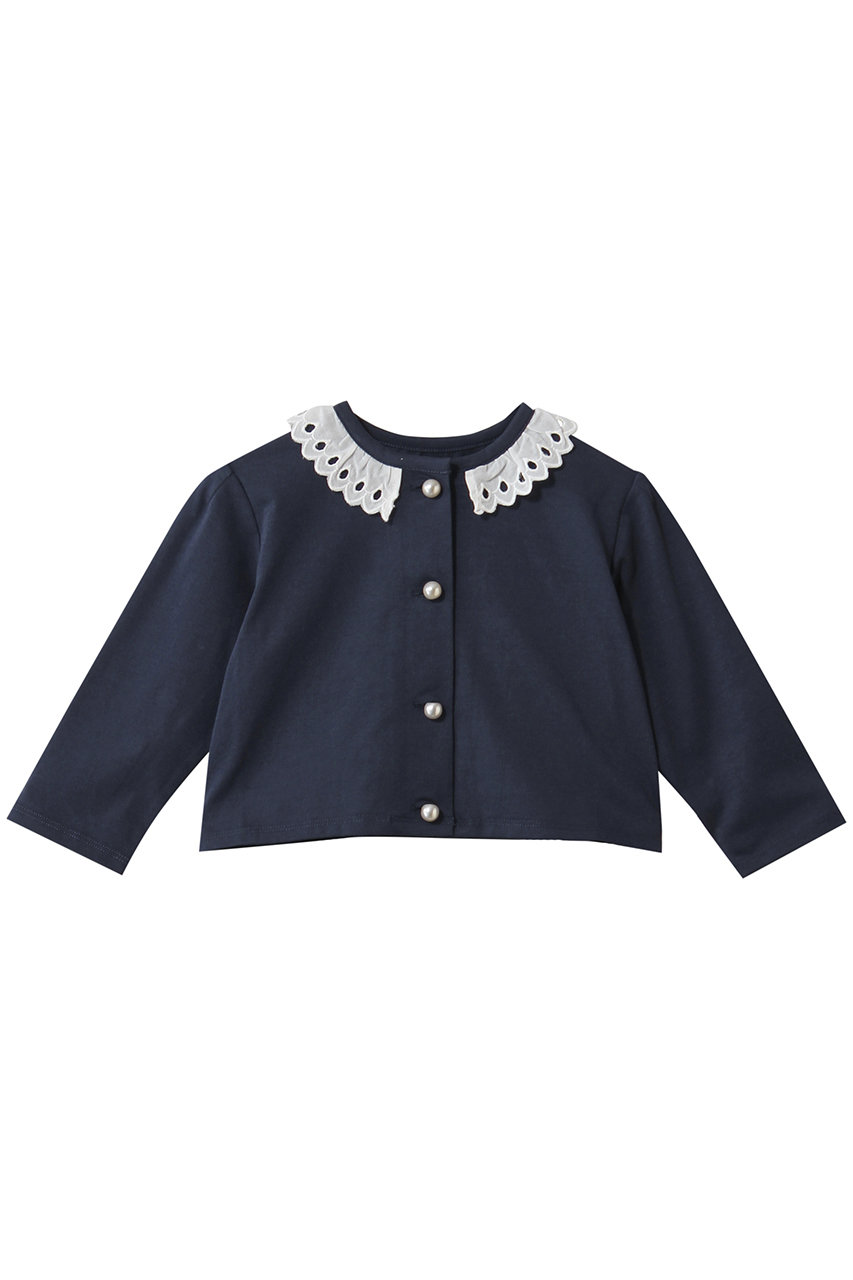 アミカキッズ/AMICA・kidsの【BABY&KIDS】ラッフルカーディガン(ネイビー(1Y-3Y)/AM162A-AW05)