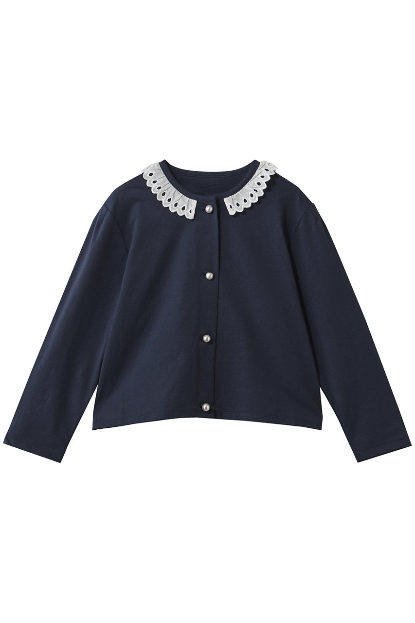 アミカキッズ/AMICA・kidsの【BABY&KIDS】ラッフルカーディガン(ネイビー(6Y-8Y)/AM162A-AW05)