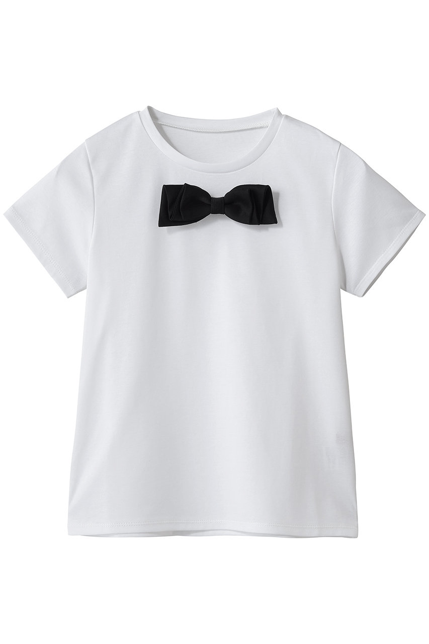 AMICA・kids(アミカキッズ)｜【BABY&KIDS】リボンTシャツ/ホワイト(6Y
