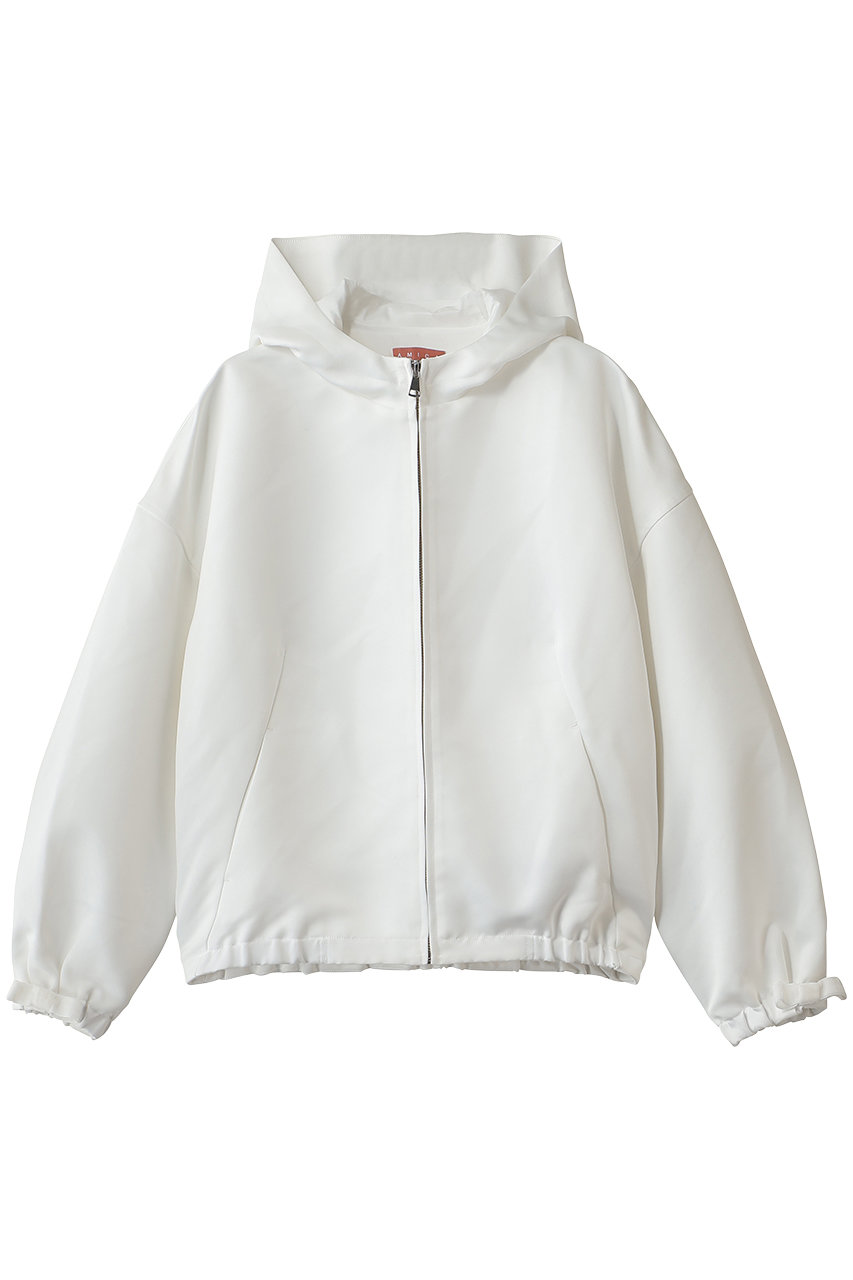 AMICA・kids サテンパーカ (ホワイト, F) アミカキッズ ELLE SHOP