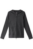Cotton Knits double zip hoody/パーカー