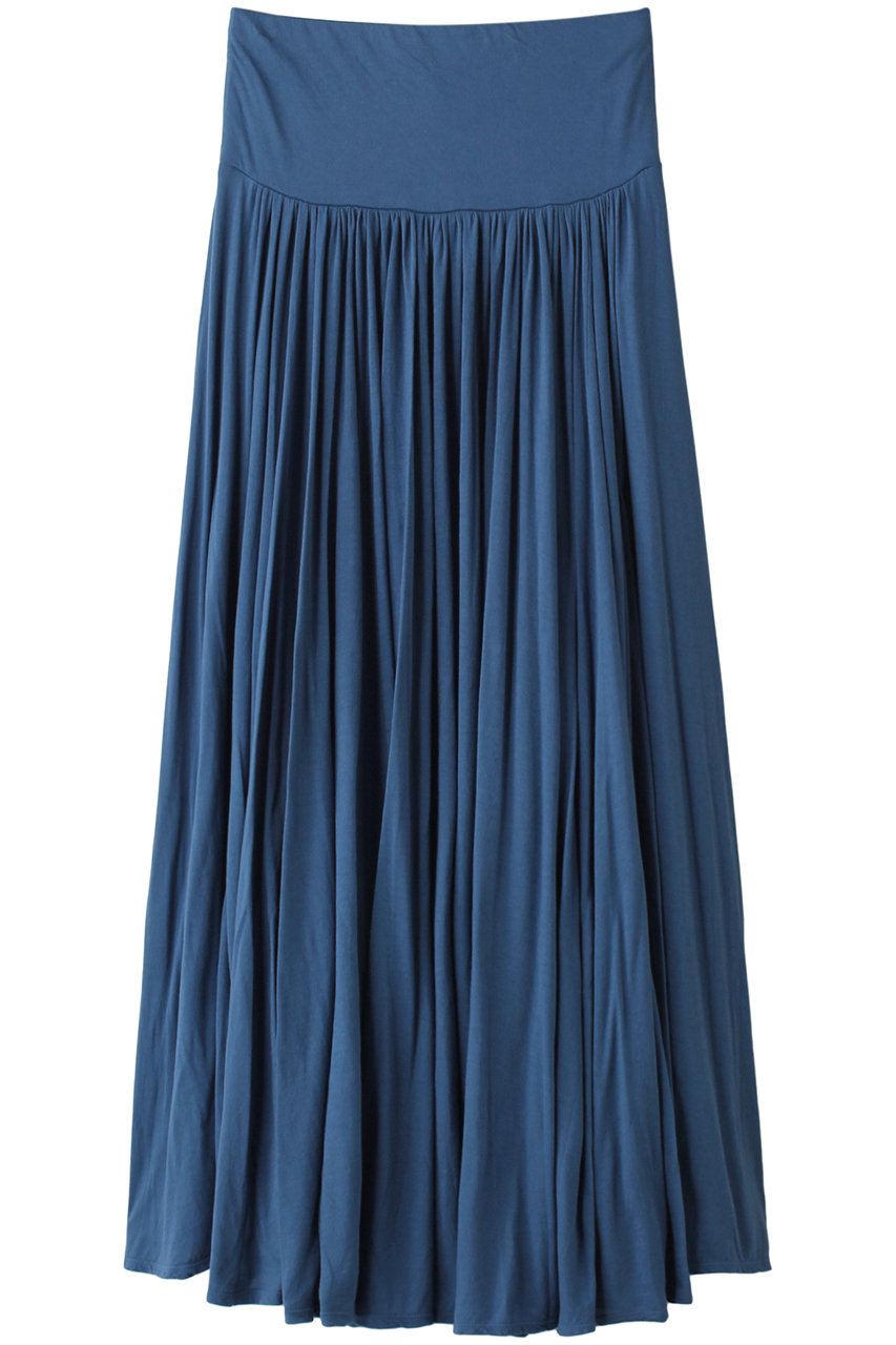 スリードッツ/three dotsのjersey colette long skirt/ロングスカート(スモーキーロイヤル/KD378YJ)