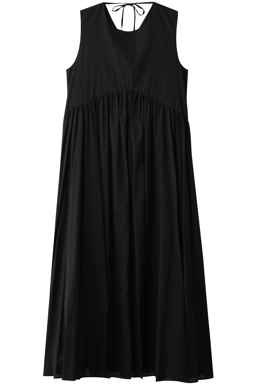 Three Dots スリードッツ Cotton Loan Dress ドレス ブラック の通販 Elleshop エル ショップ