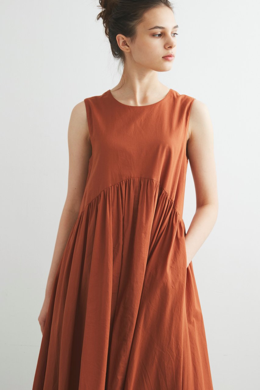 Three Dots スリードッツ Cotton Loan Dress ドレス ブラック の通販 Elleshop エル ショップ