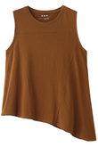 UV block cotton modal assimetry タンクトップ