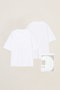 【UNISEX】2pack tee crew tee/mock neck tee　2枚組パックTシャツ スリードッツ/three dots