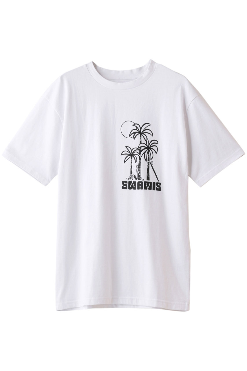 three dots スリードッツ Graphic Tee s/s printed tee/Tシャツ SWAMIS