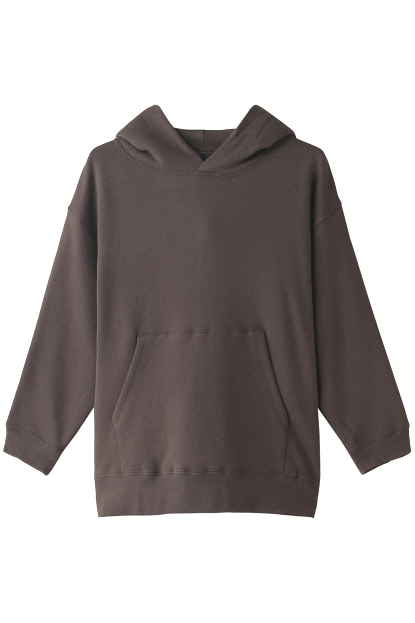 three dots スリードッツ Smilecotton frenchterry pullover/プルオーバー ブラウン