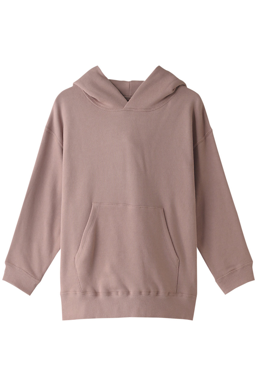 three dots スリードッツ Smilecotton frenchterry pullover/プルオーバー ピンク