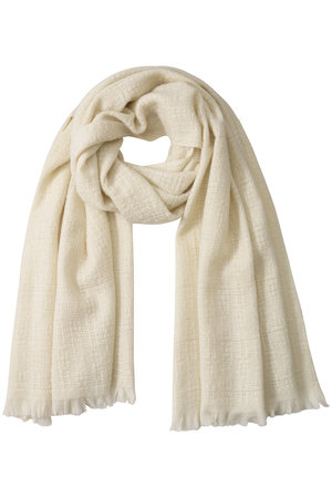 スリードッツ/three dotsのカシミヤブランケットラップ