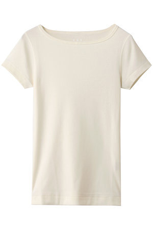 スリードッツ/three dotsのオーガニックコットン 半袖ジンジャー(110100/110102)